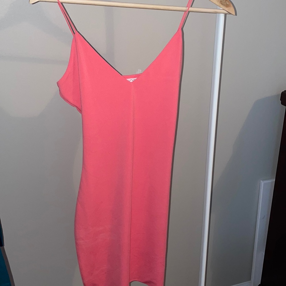 Hot Pink Tight Mini Dress - Mod On Trend